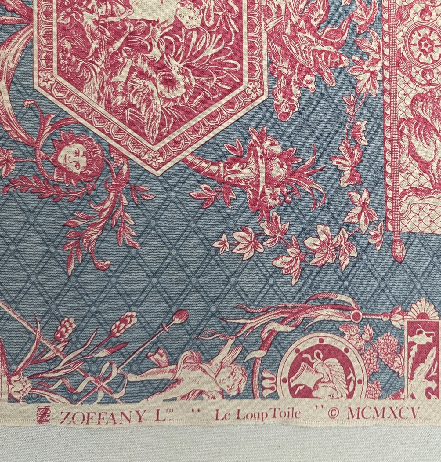 Vintage & Rare - Zoffany Toile de Jouy - 6m Piece