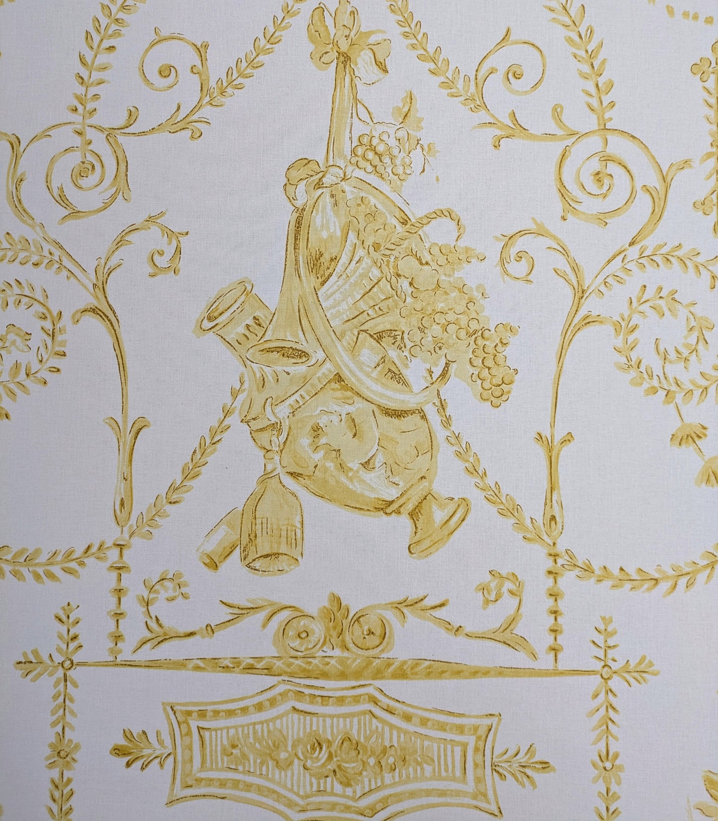 Rare, Vintage Fabric - Trophy Sketch by Warner Fabrics - 1.7m Remnant