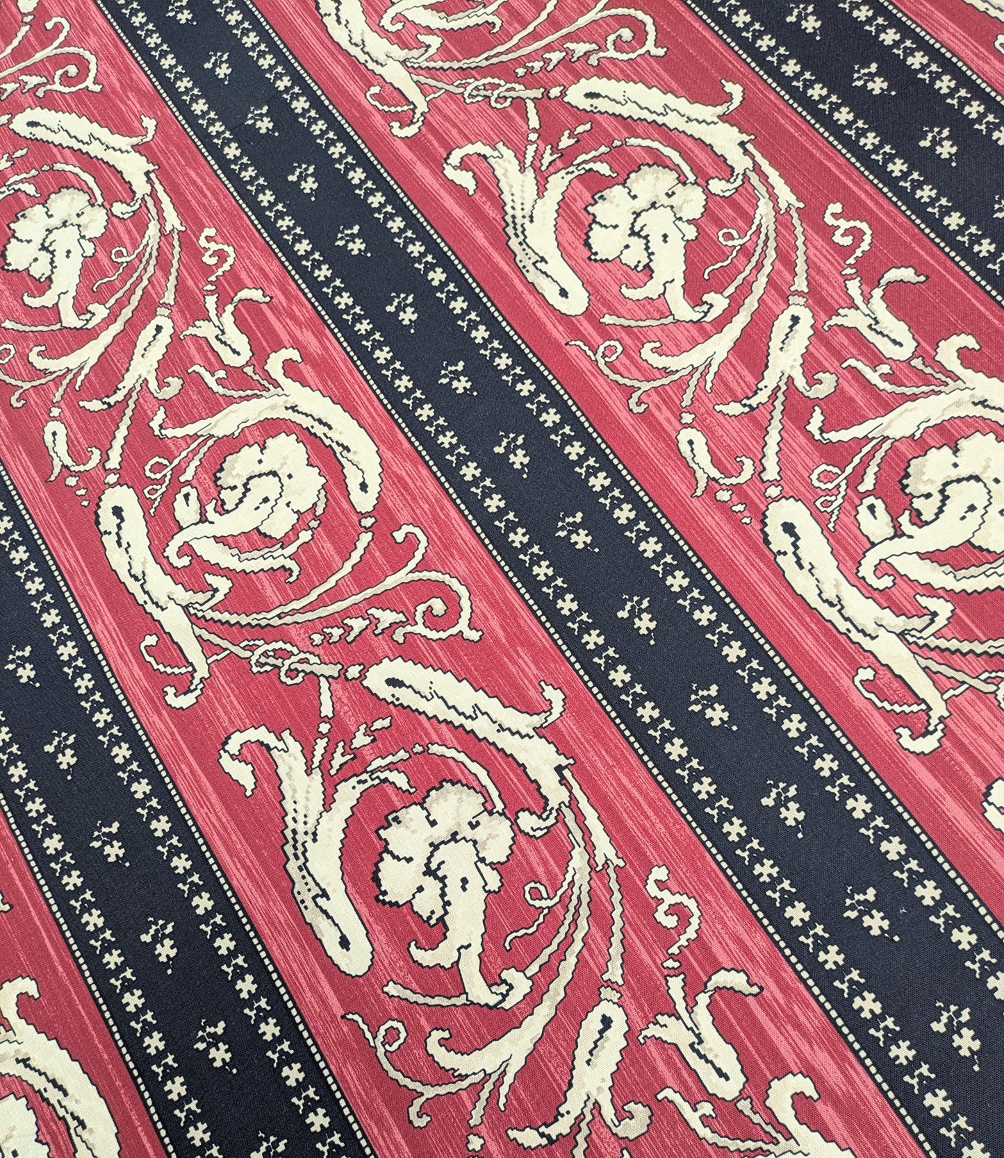 Vintage Fabric - Roman Stripe by Hodsall McKenzie - 2.2m Remnant