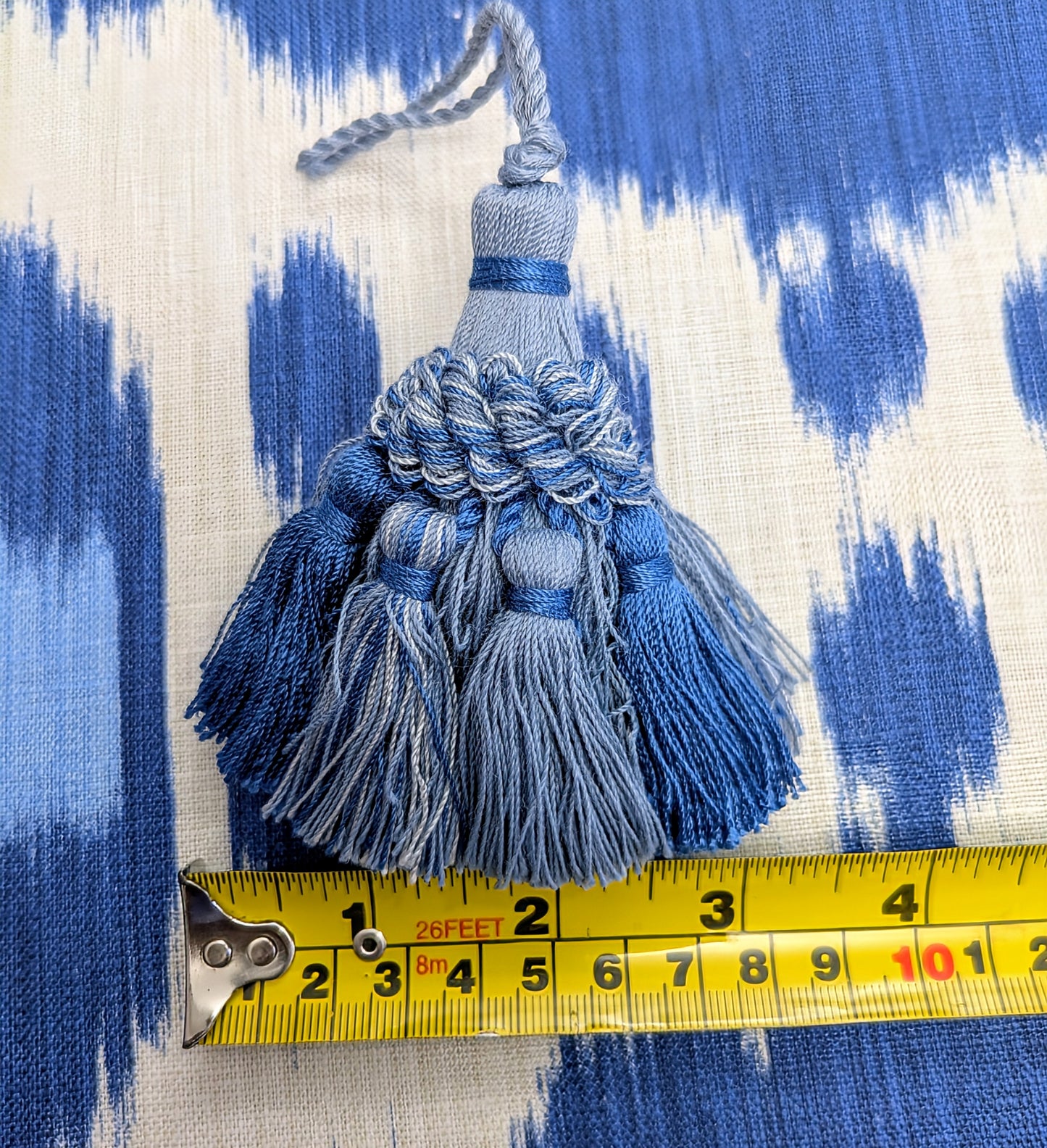 Blue Ottoman Key Tassel / Decorative Tassel