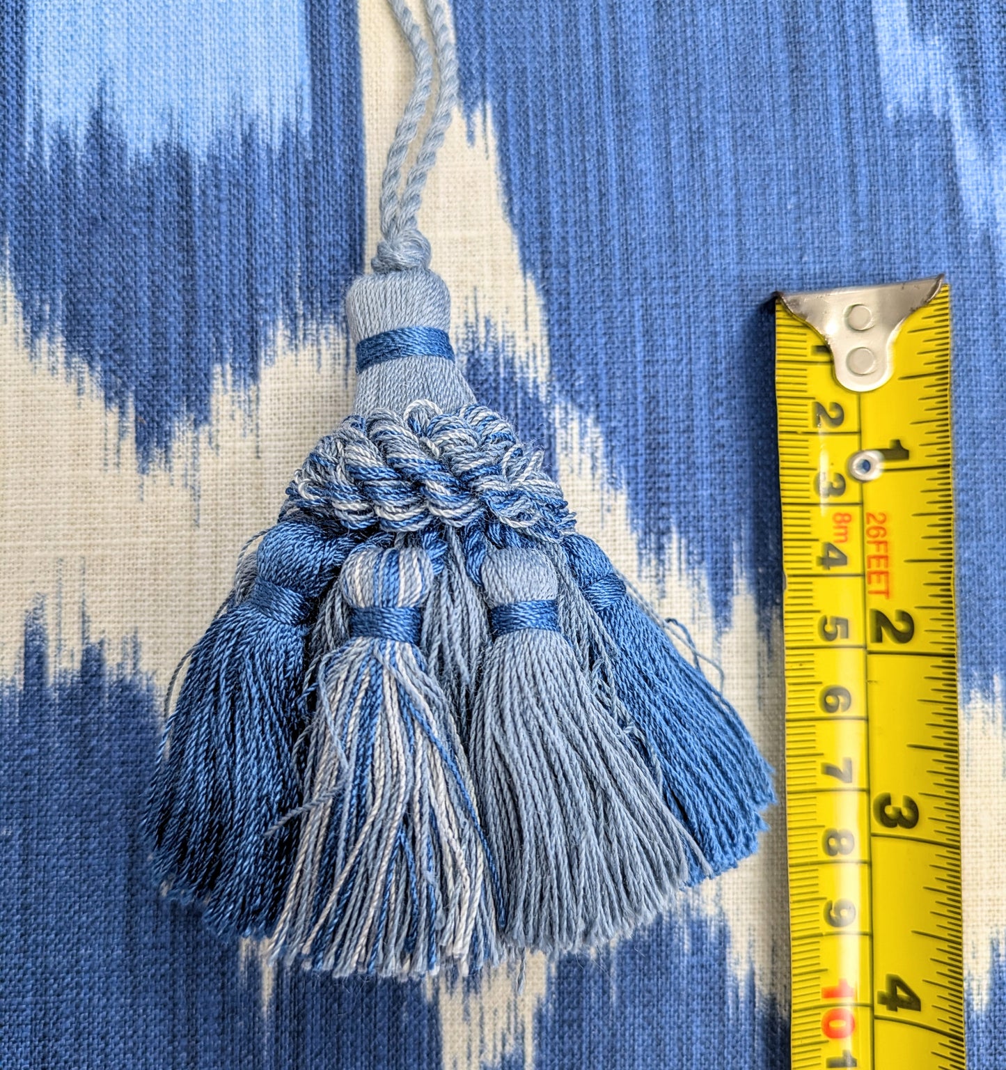 Blue Ottoman Key Tassel / Decorative Tassel