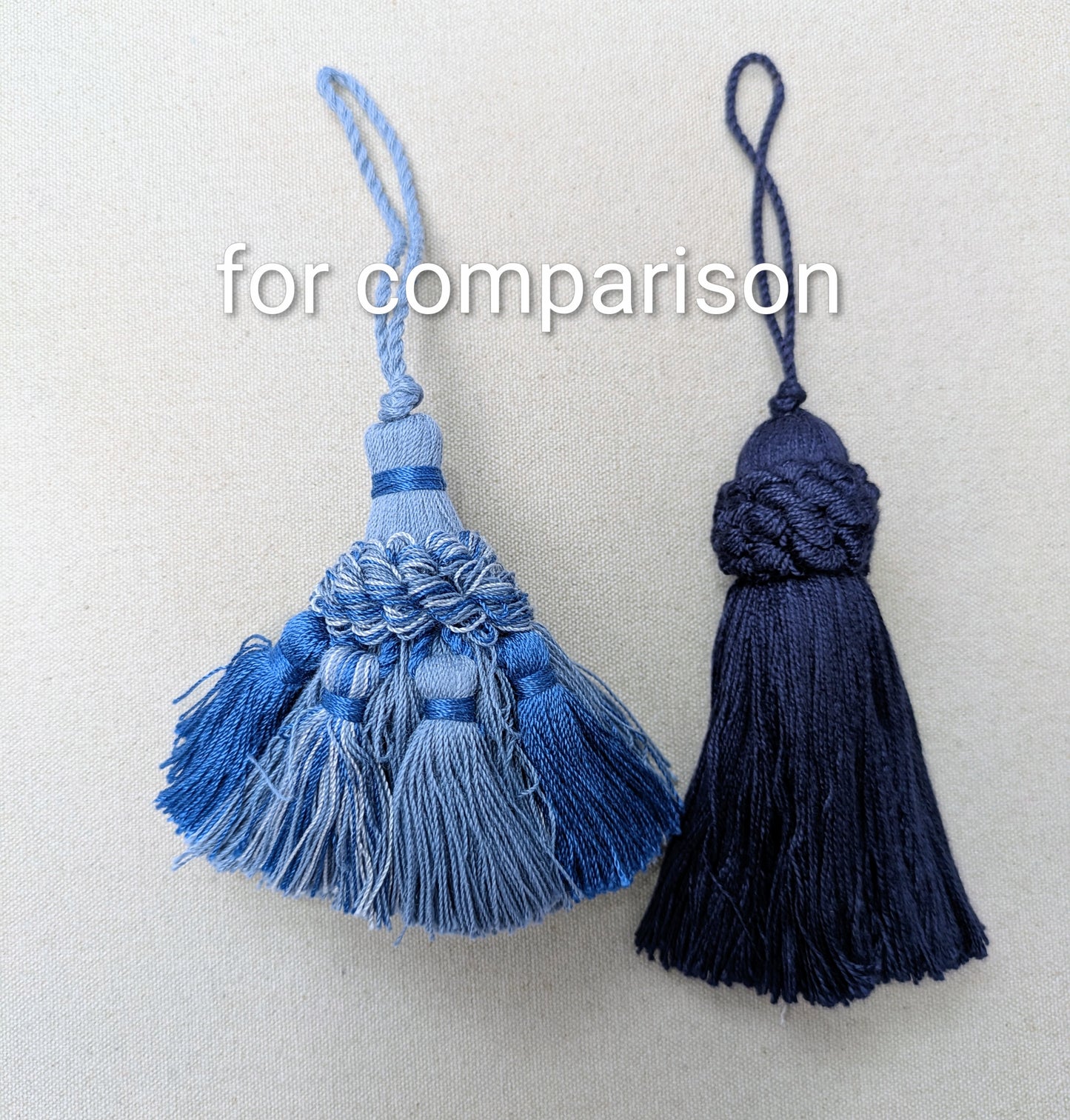 Blue Ottoman Key Tassel / Decorative Tassel