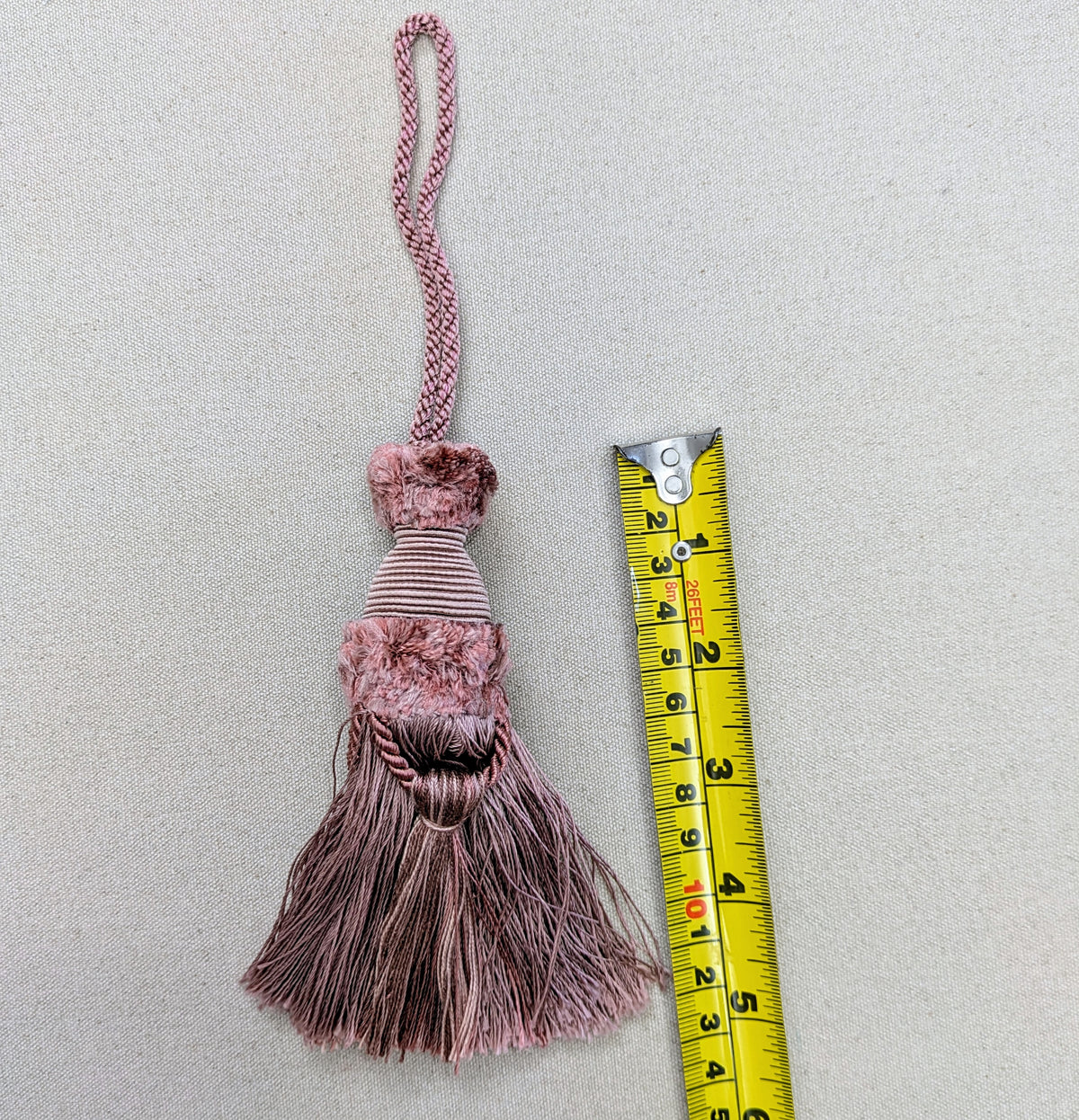 Pink Chenille & Cotton Tassels / Key Tassels / Cushion Tassels