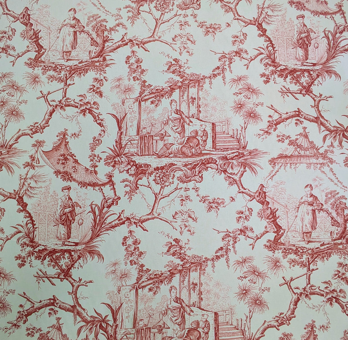 Chinese Garden, Toile de Jouy by GP & J Baker - Discontinued Fabric