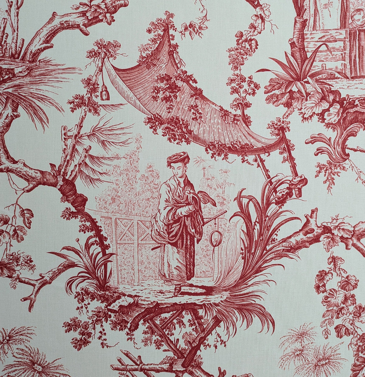 Chinese Garden, Toile de Jouy by GP & J Baker - Discontinued Fabric