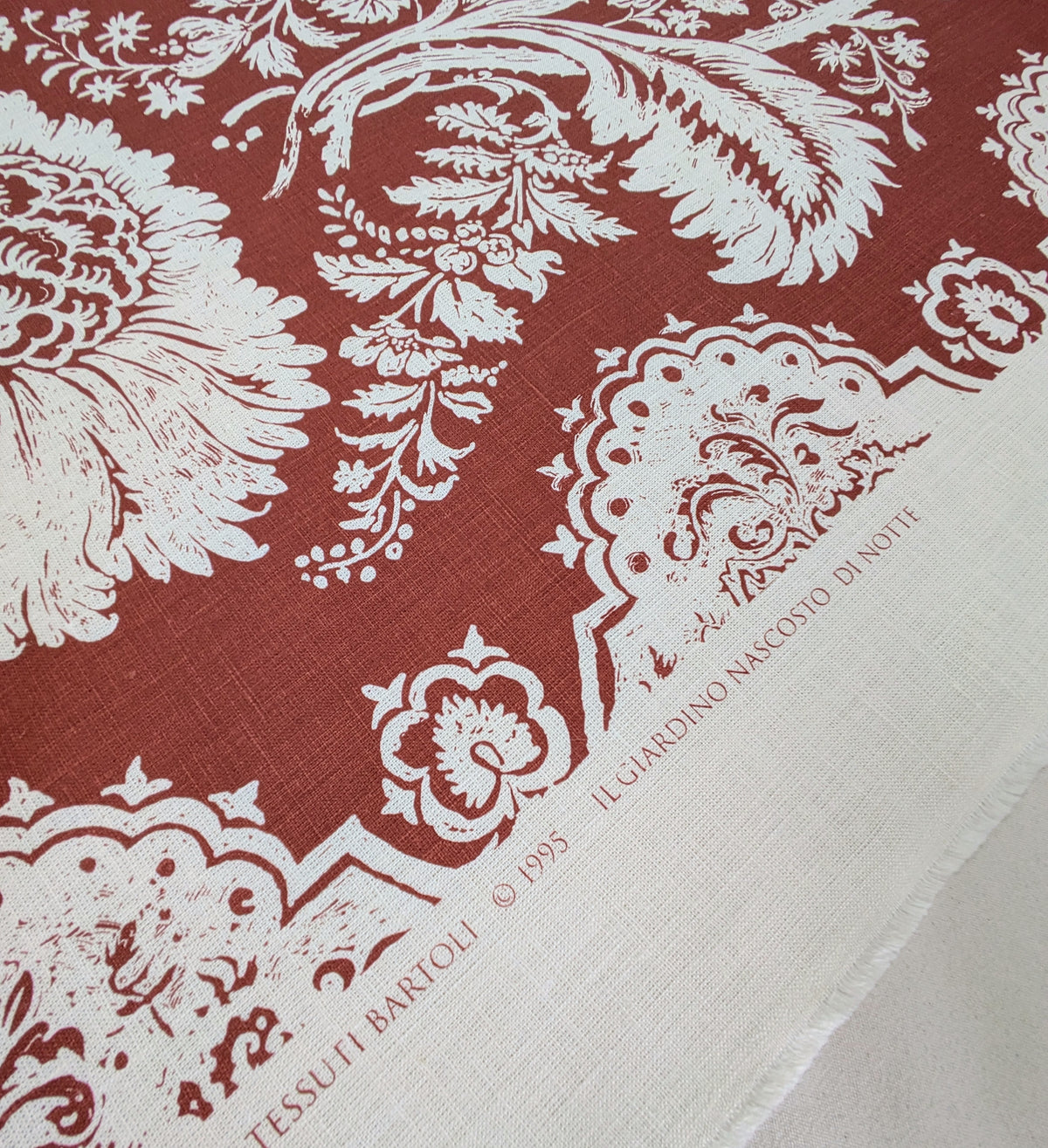 The Hidden Garden at Night by Bartoli Fabrics (Tessuti Bartoli)