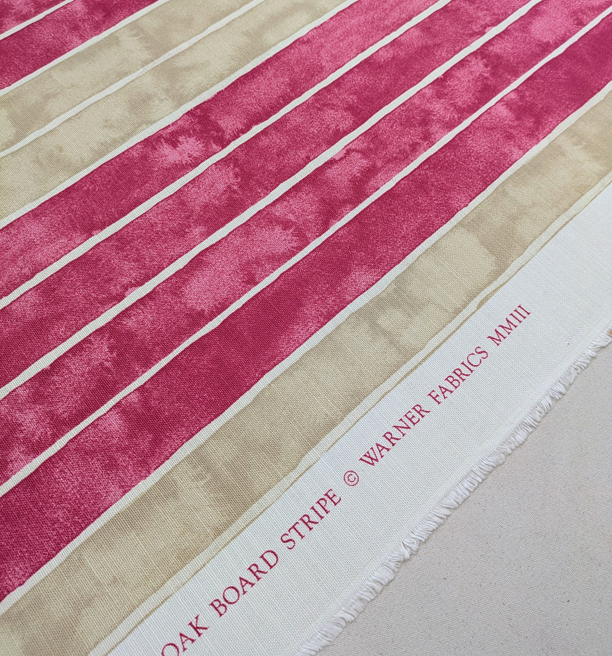 Oak Board Stripe by Warner Fabrics