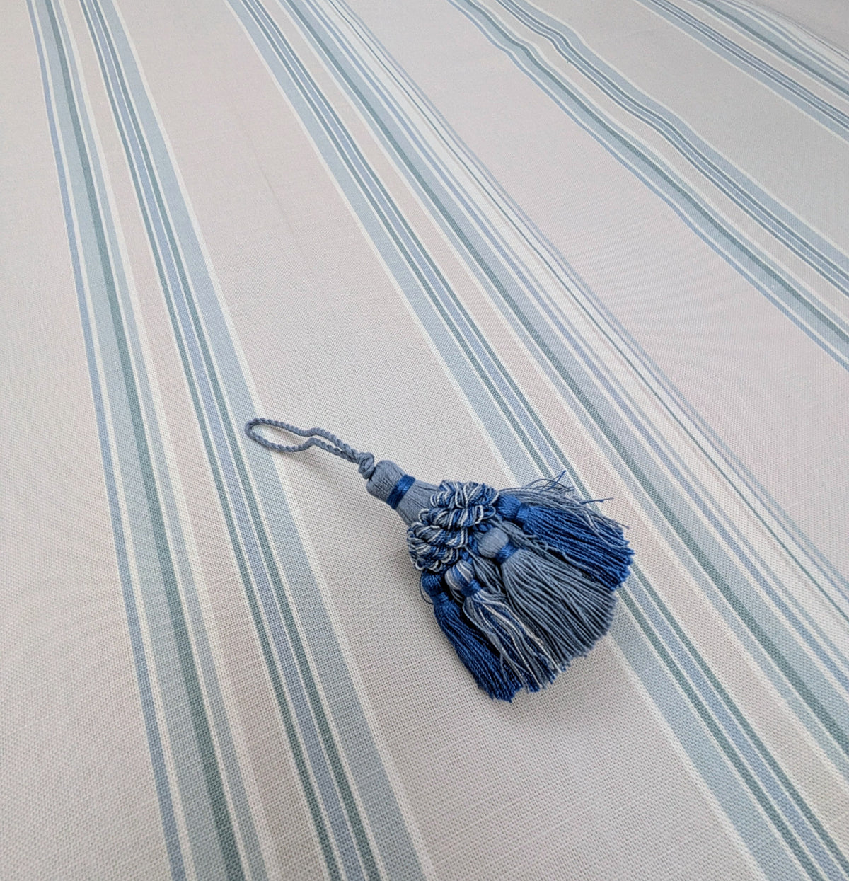 Rosemoor Stripe by John Lewis - 2.7m Remnant - Duck Egg Colour