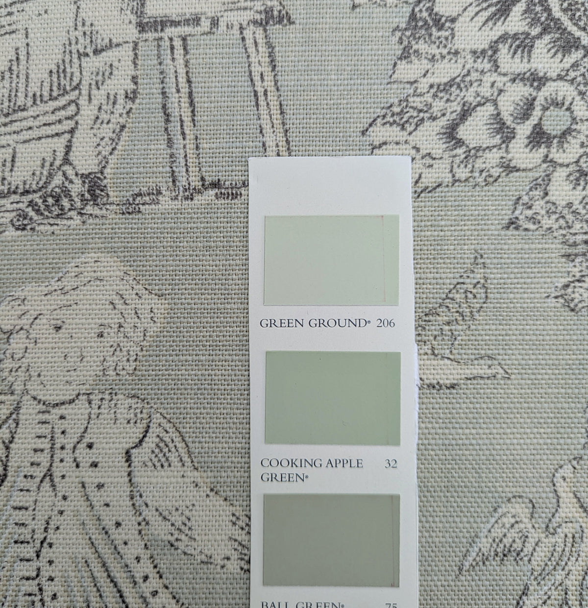 Rare, Discontinued - Dancers Toile by Hodsall McKenzie