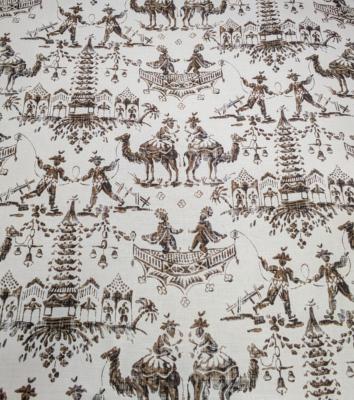 Rare - Oasis Toile by Travers - Discontinued Fabric