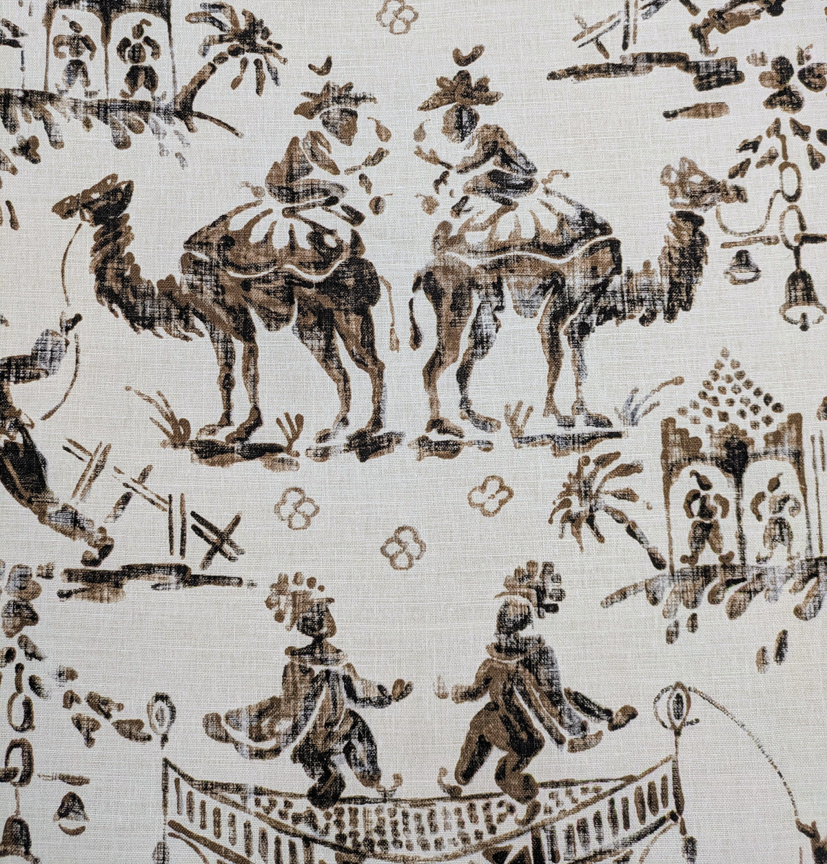 Rare - Oasis Toile by Travers - Discontinued Fabric