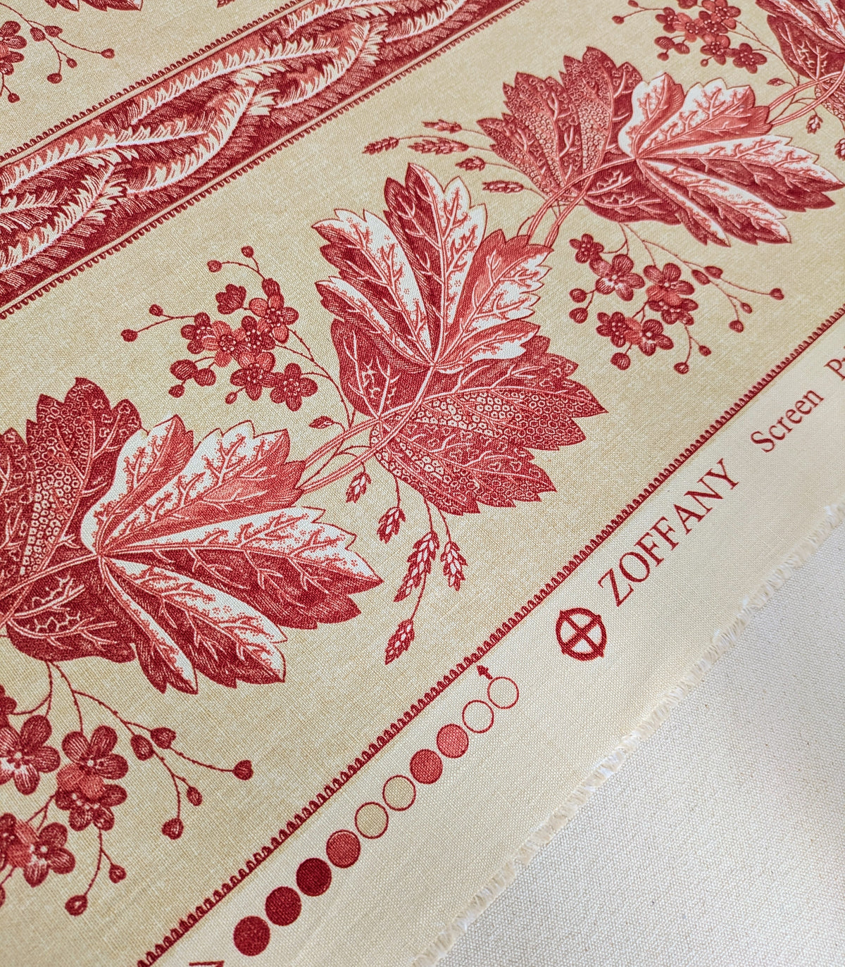 Leaf Toile by Zoffany - Discontinued Fabric