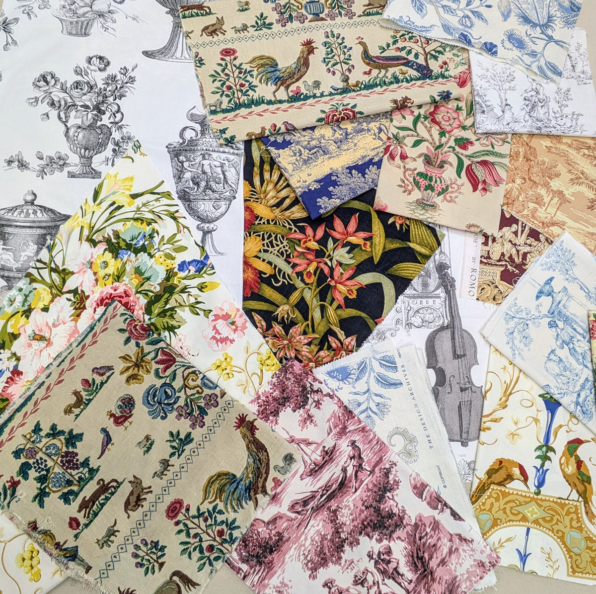 Vintage Bundle for Quilting, Crafting, Cushions