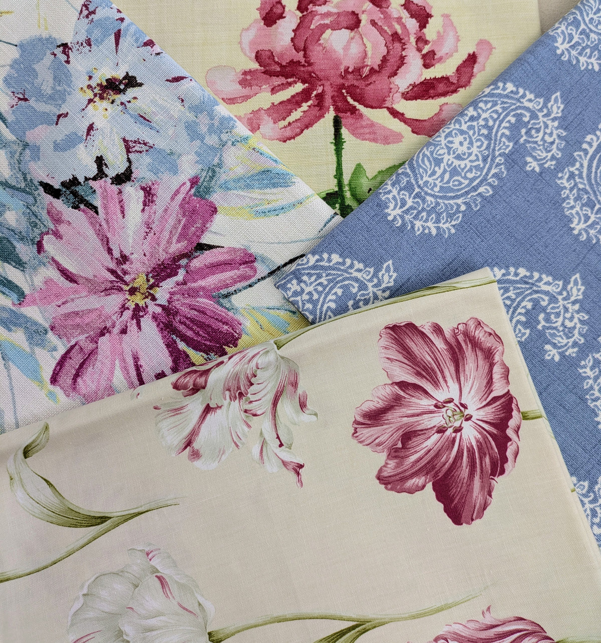 Remnant Bundle - 10.2m - 12 Fabrics ideal for Cushion Making, Crafts etc..