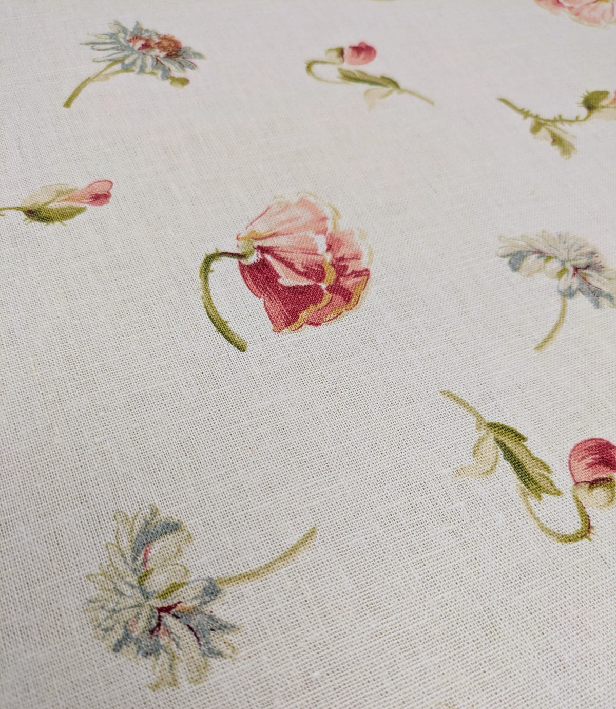 Calico Rose Print Fabric - 1.5m Remnant