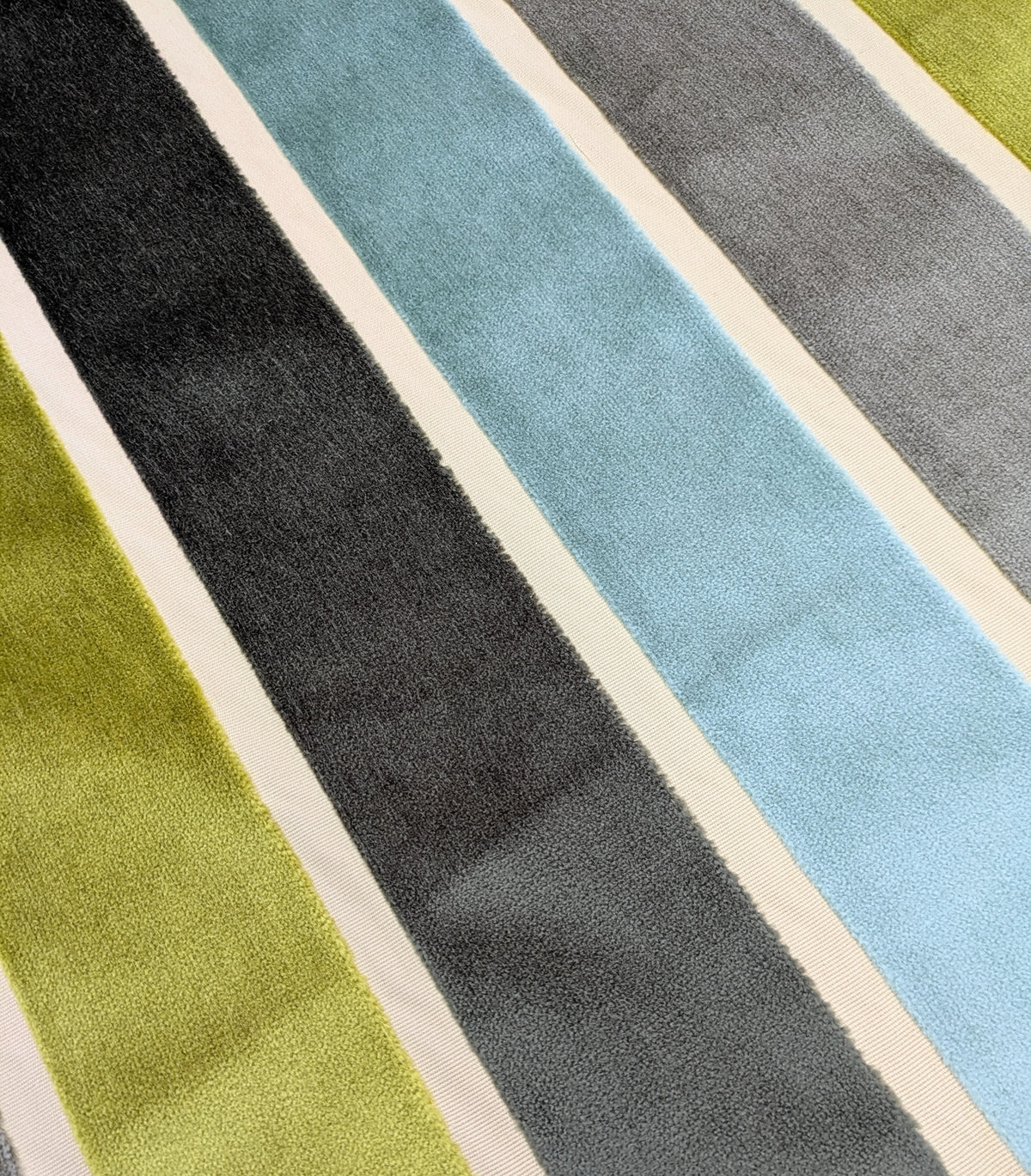 Striped Velvet for Upholstery & Soft Furnishings