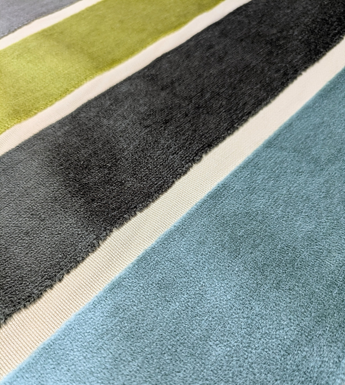 Striped Velvet for Upholstery & Soft Furnishings
