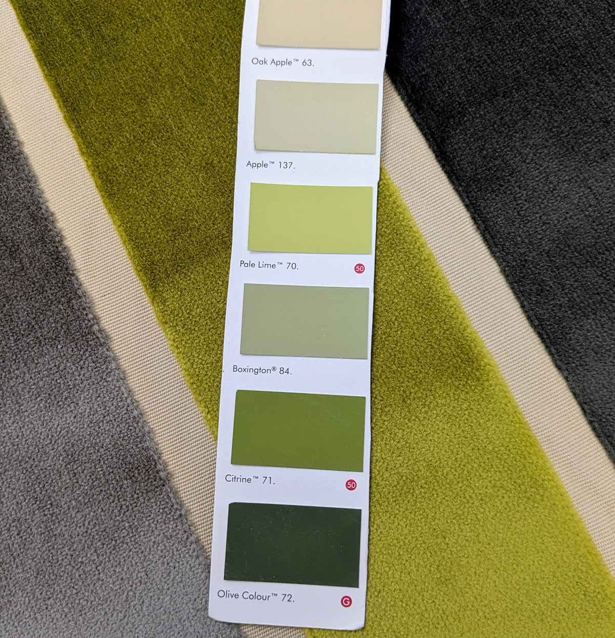 Striped Velvet for Upholstery & Soft Furnishings