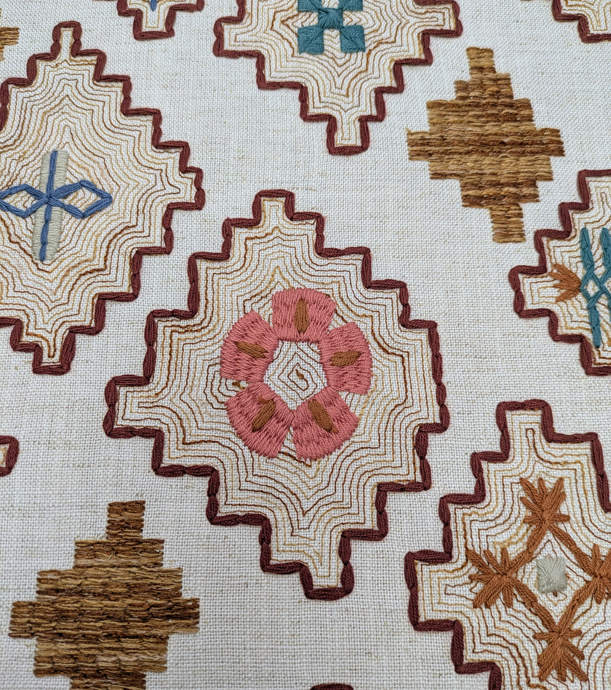 Chika by John Lewis - Embroidered Fabric - 2.6m Remnant