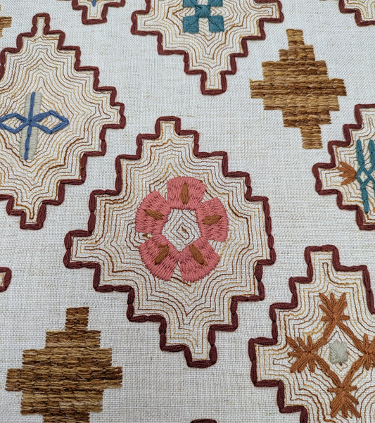 Chika by John Lewis - Embroidered Fabric - 2.6m Remnant