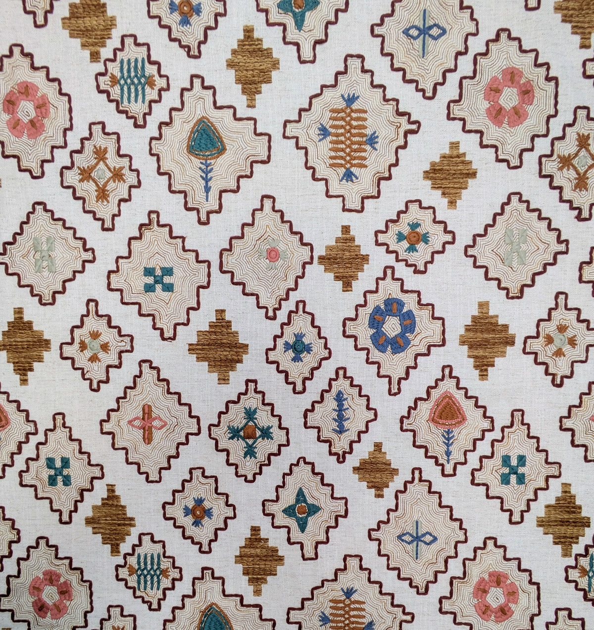 Chika by John Lewis - Embroidered Fabric - 2.6m Remnant
