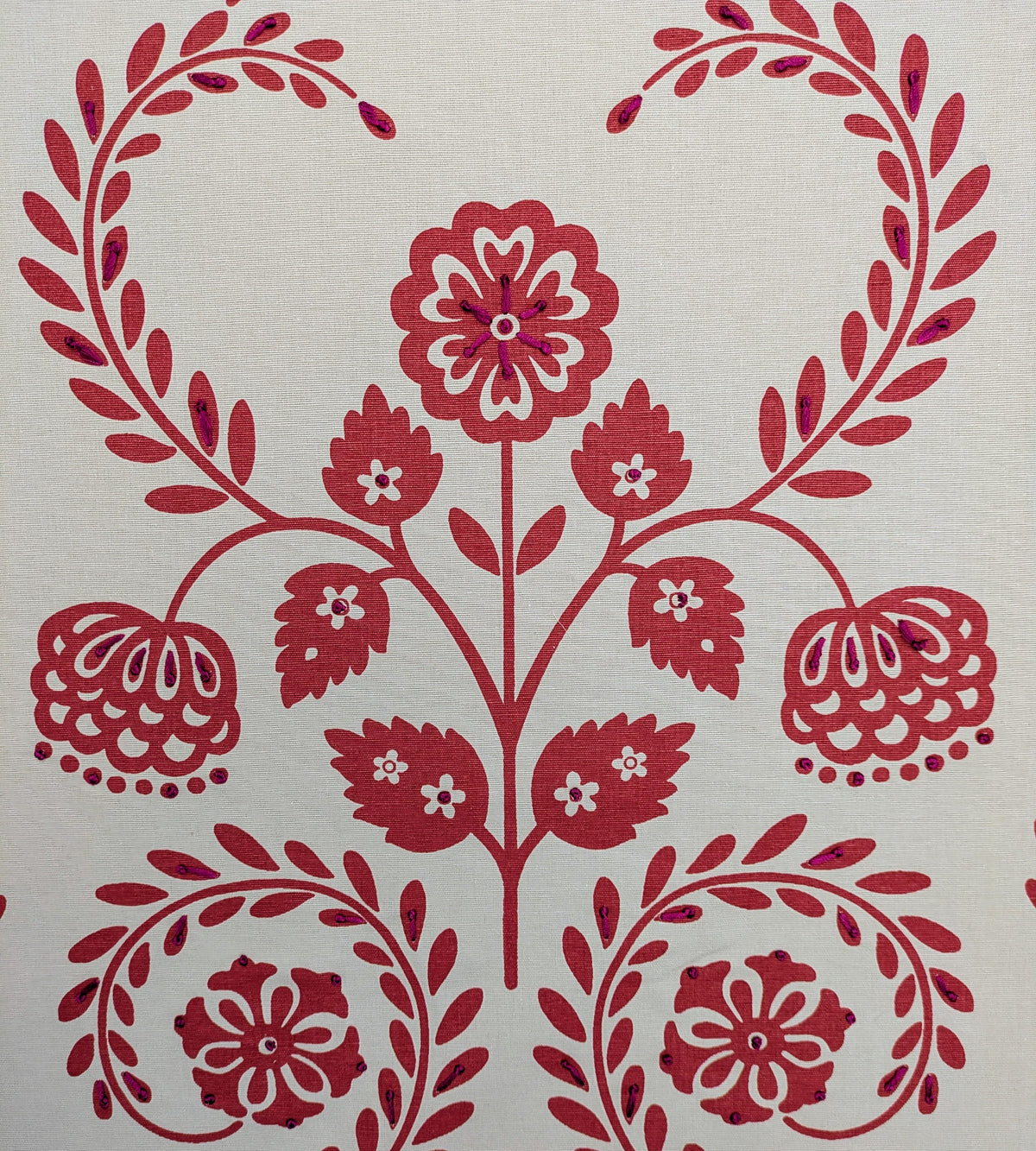 Lucerne by Harlequin - Scandi / Folk Art, Embroidered Fabric