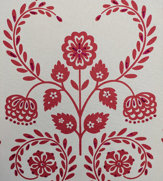 Lucerne by Harlequin - Scandi / Folk Art, Embroidered Fabric - 1.75m Remnant