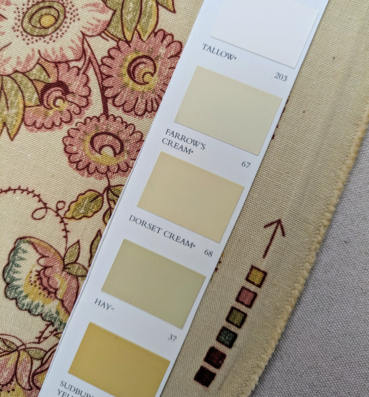 Vintage Fabric - Exotic Column by M.R.H. Designs
