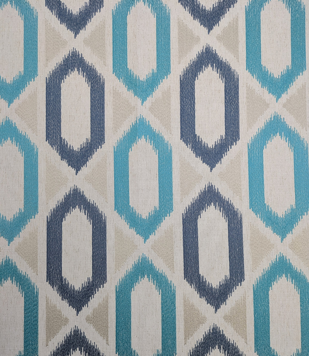 Juana by John Lewis - Discontinued Ikat, Embroidered Fabric