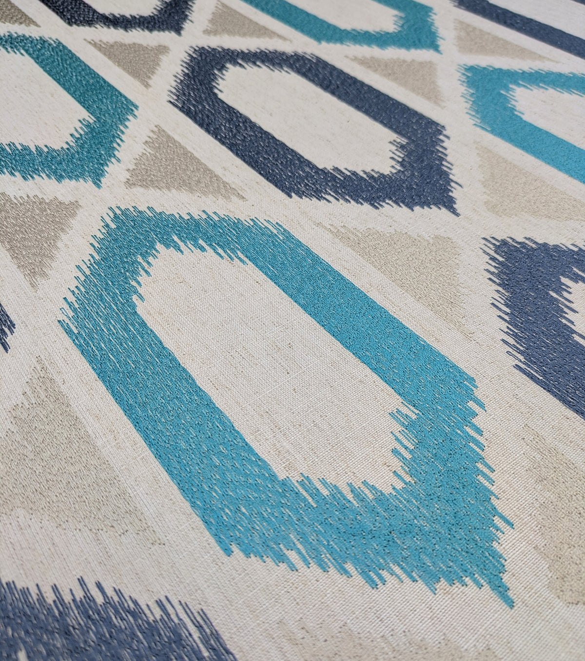 Juana by John Lewis - Discontinued Ikat, Embroidered Fabric