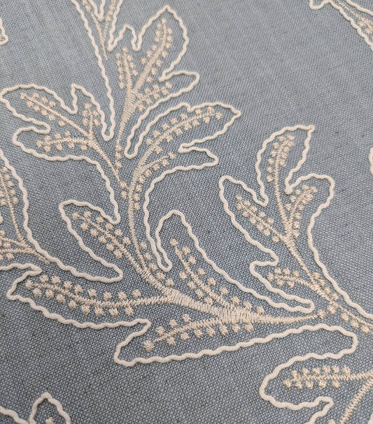 Acanthus by John Lewis - Blue Colourway - 1.9m Remnant