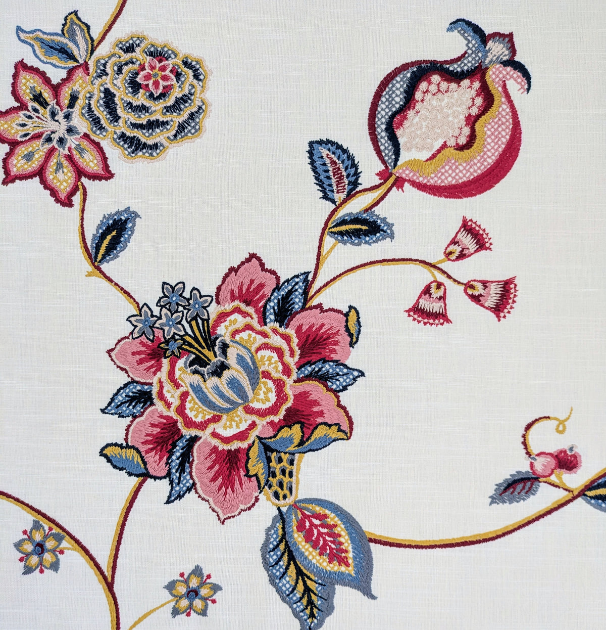 Zephora by John Lewis - Embroidered Fabric - 1.1m Remnant