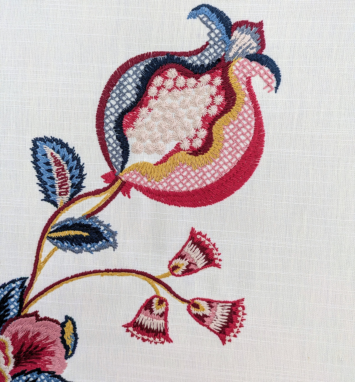 Zephora by John Lewis - Embroidered Fabric - 1.1m Remnant