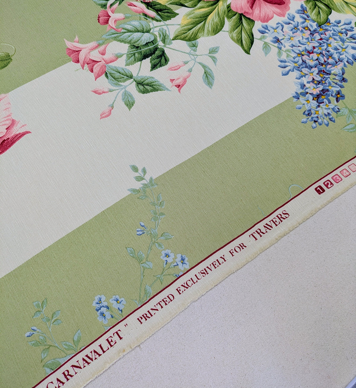 Carnavalet by Travers - Green Colourway - Discontinued Fabric