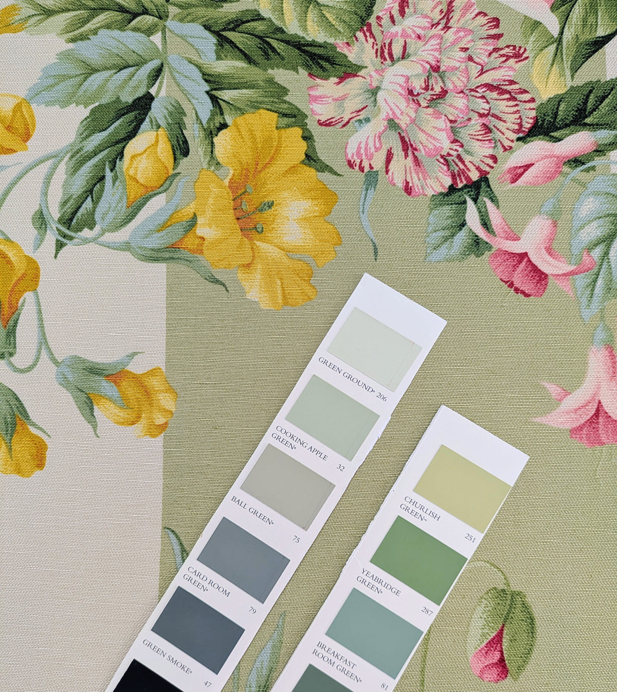Carnavalet by Travers - Green Colourway - Discontinued Fabric