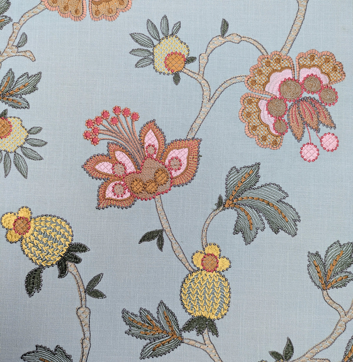 Serafina by John Lewis - Embroidered Fabric - 1.3m Remnant