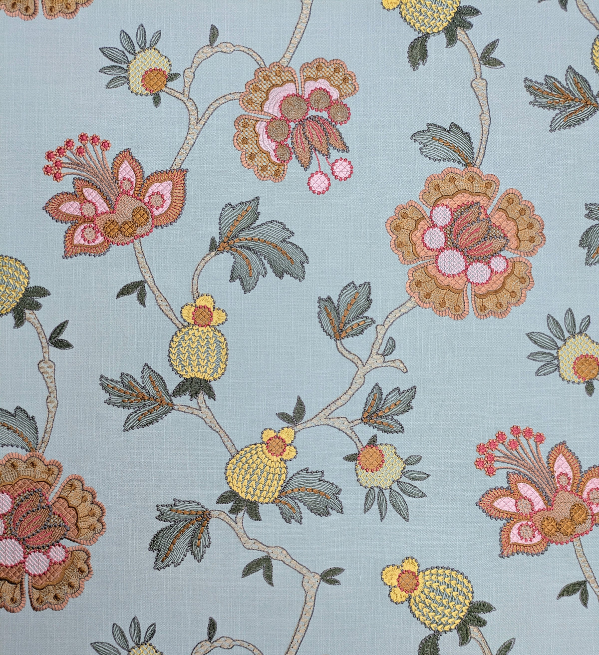 Serafina by John Lewis - Embroidered Fabric - 1.3m Remnant