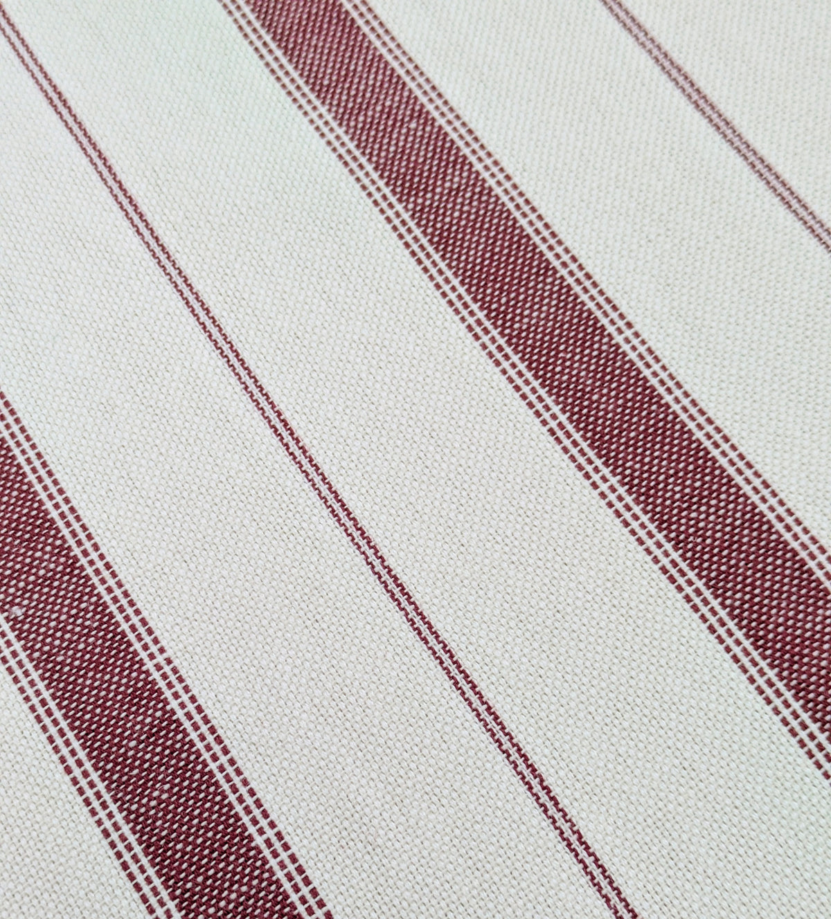 Glen Ticking Stripe by ILIV - Garnet Colourway