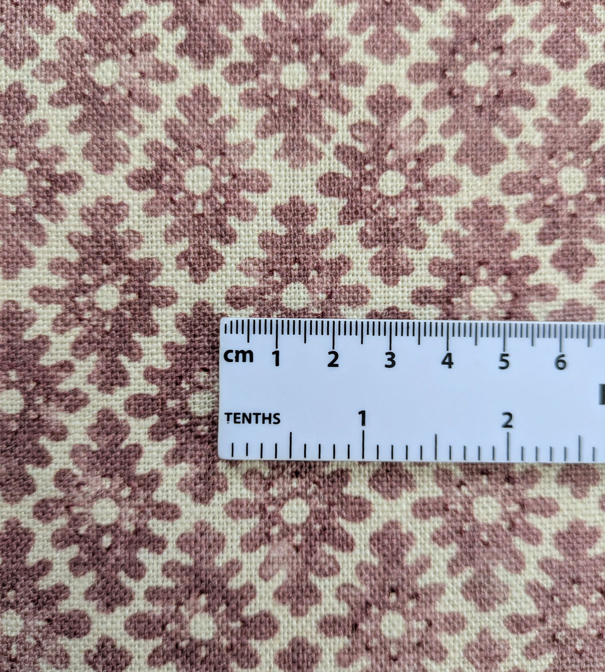 Ashfield by Linwood - 1.6m Remnant - Wine Colourway