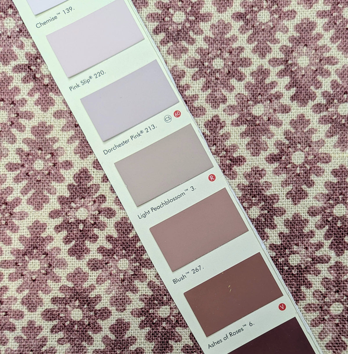 Ashfield by Linwood - 1.6m Remnant - Wine Colourway