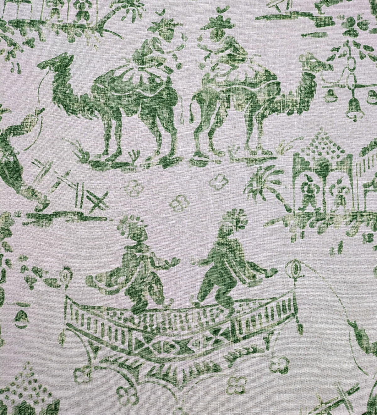 Rare - Oasis Toile by Travers - Discontinued Fabric