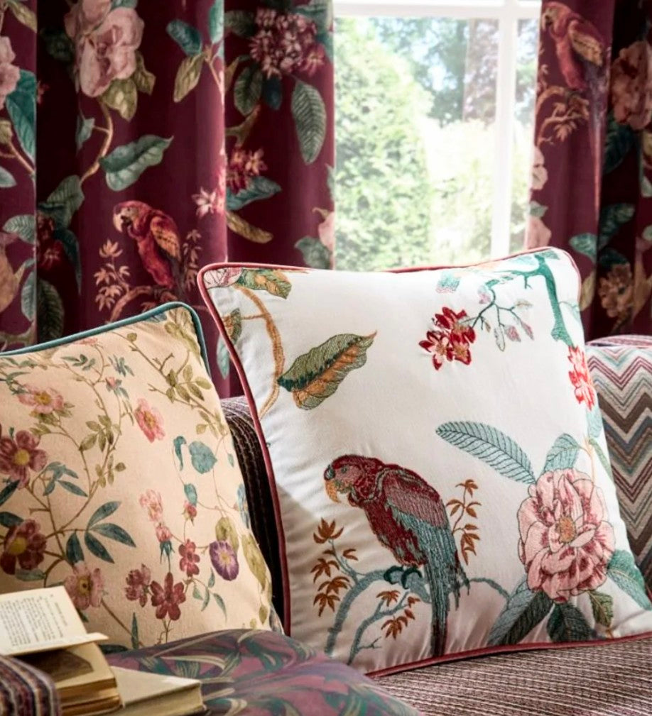 Birds of Paradise by ILIV - Embroidered Fabric
