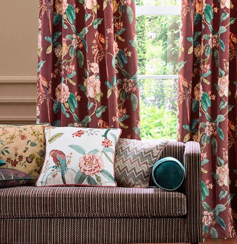 Birds of Paradise by ILIV - Embroidered Fabric