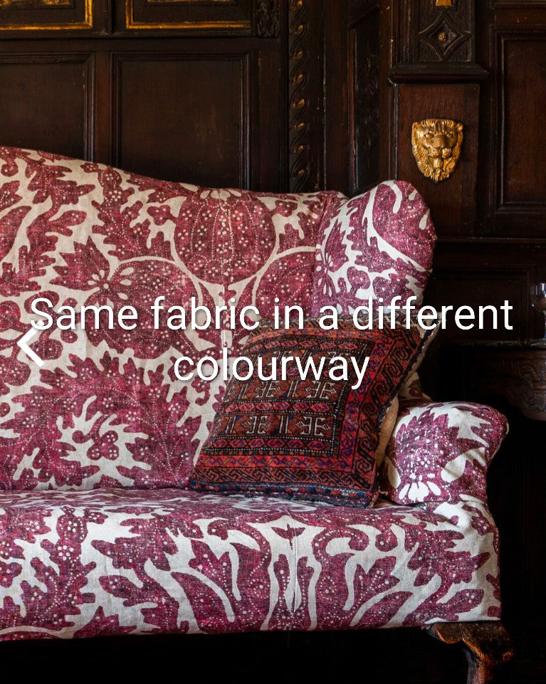 Pomegranate by Lewis & Wood - Charcoal Colourway - 2.5m Remnant