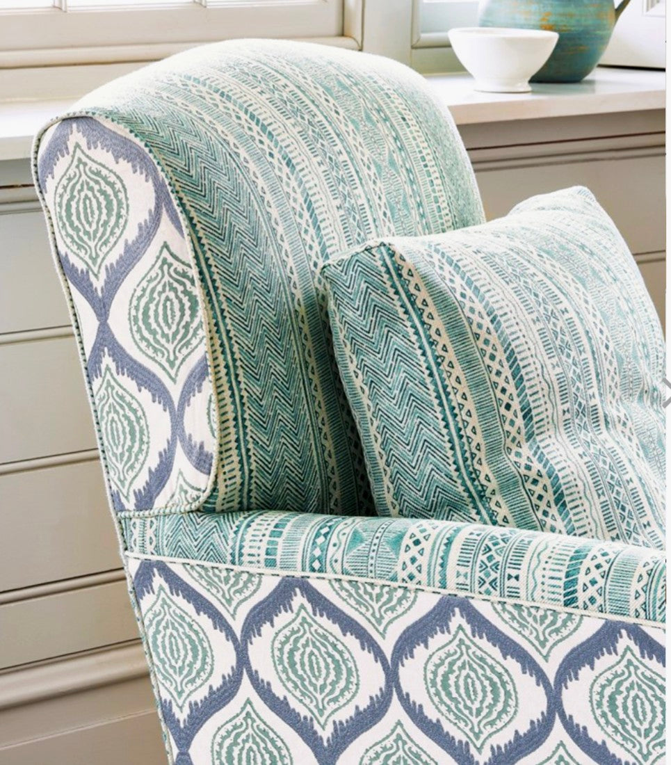 Avani by Jane Churchill - Embroidered Fabric