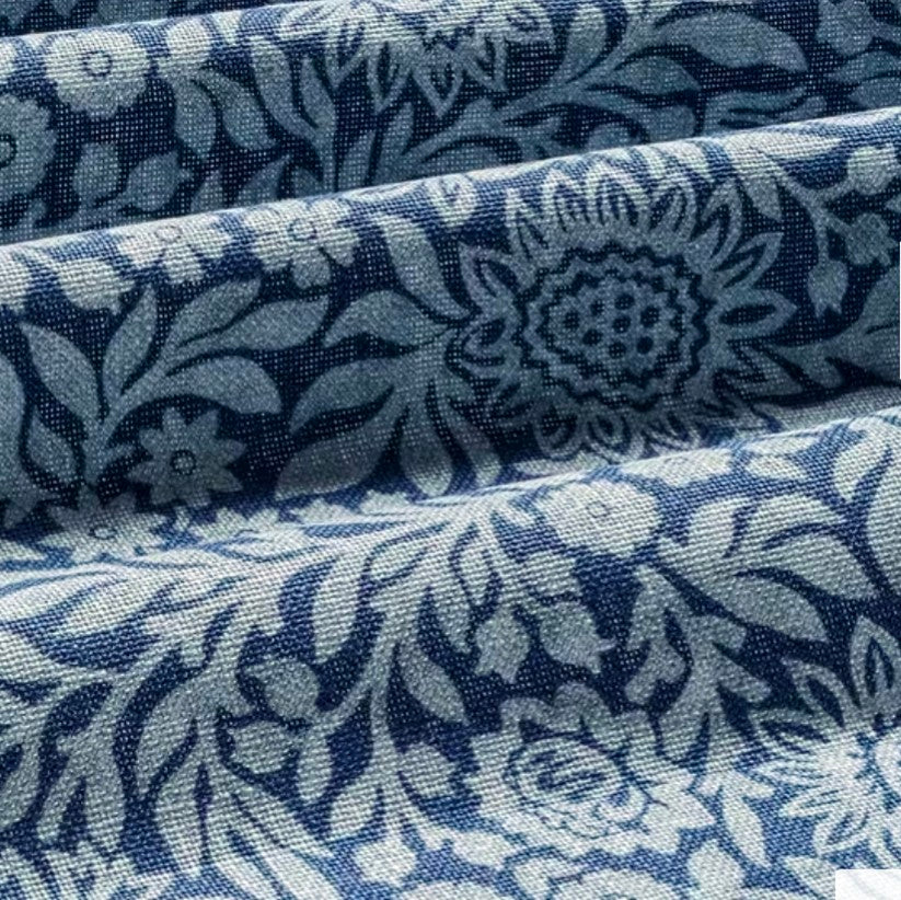 John Lewis - Hidcote Print - Blue - 1.6m Remnant