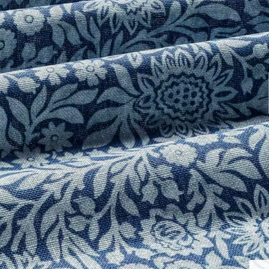 John Lewis - Hidcote Print - Blue - 2.6m Remnant