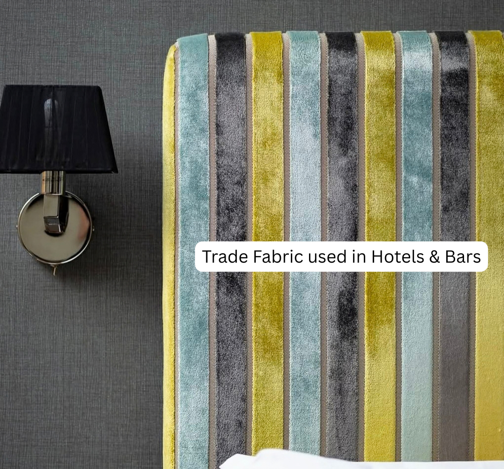Striped Velvet for Upholstery & Soft Furnishings